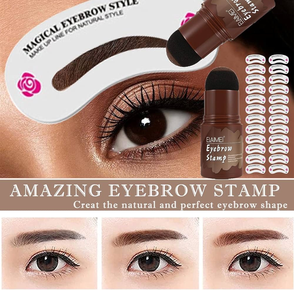 Eyebrow Stamp Stencil Kit ( 10 Shapes )