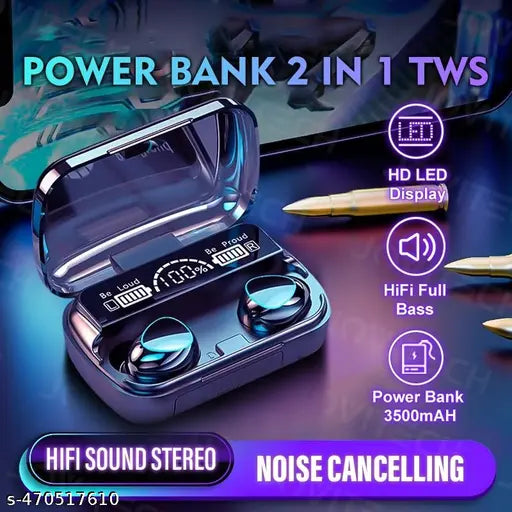 Wireless Earbuds with Powerbank